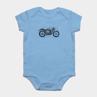 classic bike Baby Bodysuit